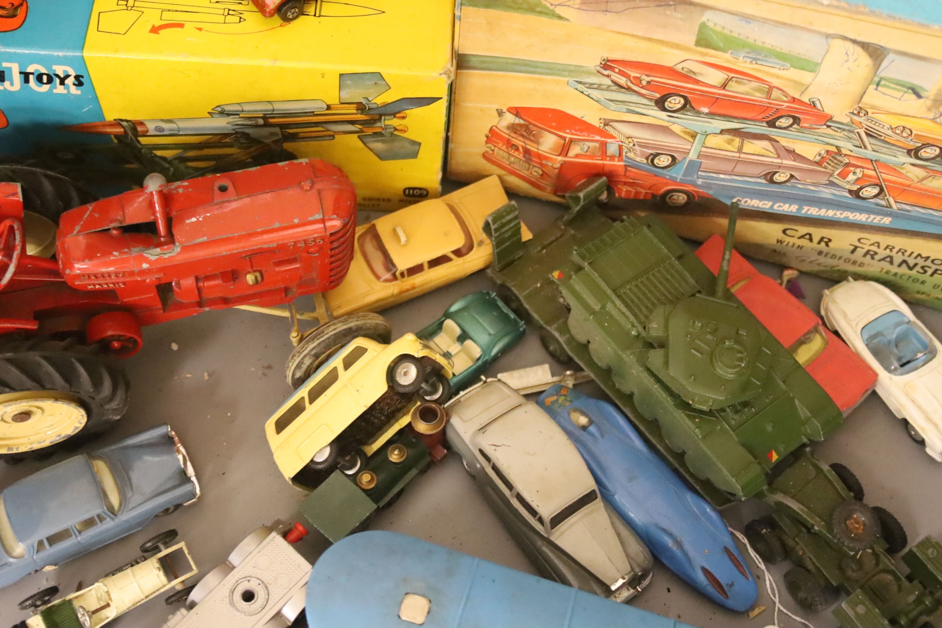 A quantity of Corgi and other toy vehicles